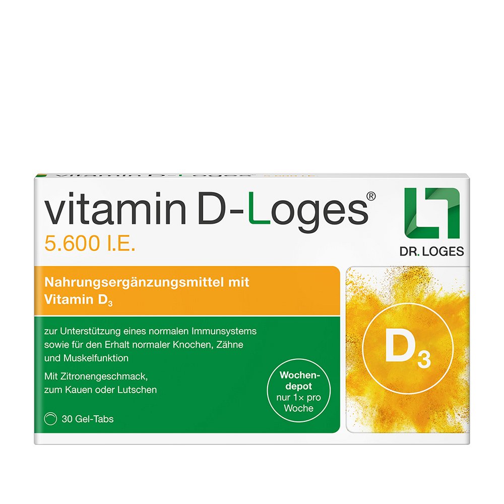 VITAMIN D-LOGES 5.600 I.E. Wochendepot Kautabl. - 30Stk - Abwehrkräfte