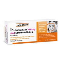 IBU ratiopharm 400 akut Schmerztabletten