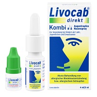 Livocab direkt Kombi Augentropfen + Nasenspray bei Allergie
