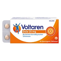 Voltaren Dolo 25mg, Schmerztabletten gegen Rückenschmerzen