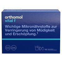 Orthomol Vital f Granulat/Tablette/Kapsel Orange 15er-Packung