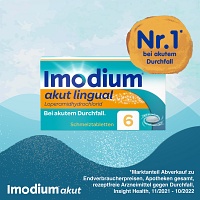 IMODIUM® akut lingual Schmelztabletten bei akutem Durchfall