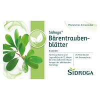 SIDROGA Bärentraubenblättertee Filterbeutel