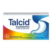Talcid® Kautabletten schnell gegen Sodbrennen 