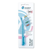 MIRADENT Interd.Pic-Brush Intro Kit 1H+4B.tra.blau