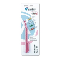 MIRADENT Interd.Pic-Brush Intro Kit 1H+4B.tra.pink