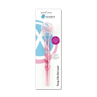 MIRADENT Zungenreiniger Tong-Clin de L.pink trans.