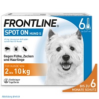 FRONTLINE SPOT-ON S (2-10 kg) 6 ST