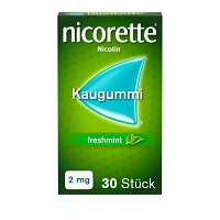 nicorette 2mg Nikotinkaugummi freshmint zur Rauchentwöhnung