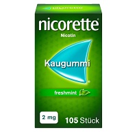 nicorette 2mg Nikotinkaugummi freshmint zur Rauchentwöhnung