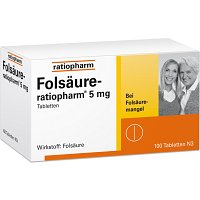FOLSÄURE-RATIOPHARM 5 mg Tabletten