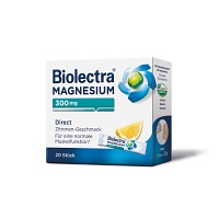 Biolectra Magnesium 300 mg Direct Zitrone vegan & zuckerfrei