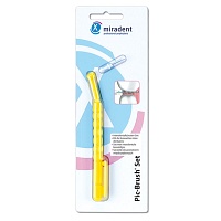 MIRADENT Interd.Pic-Brush Set gelb