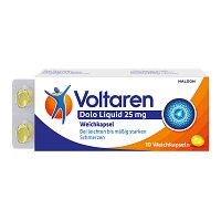 Voltaren Dolo Liquid 25 mg Weichkapseln gegen Rückenschmerzen