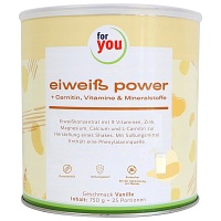 FOR YOU eiweiß power Vanille Pulver