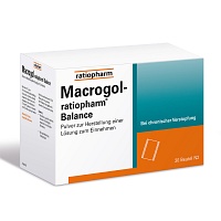 MACROGOL-ratiopharm Balance Plv.z.H.e.L.z.Einn.