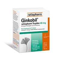 Ginkobil ratiopharm 40mg mit Ginkgo biloba