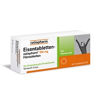 EISENTABLETTEN-ratiopharm 100 mg Filmtabletten