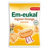 EM-EUKAL Bonbons Ingwer Orange zuckerfrei