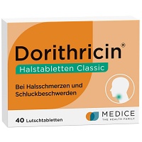Dorithricin Halstabletten Classic bei Halsschmerzen