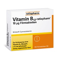 VITAMIN B 12 ratiopharm 10 &micro;g Filmtabletten