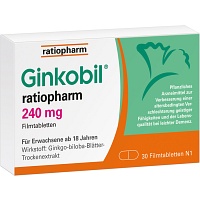 Ginkobil ratiopharm 240mg mit Ginkgo biloba