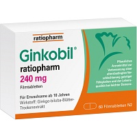 Ginkobil ratiopharm 240mg mit Ginkgo biloba