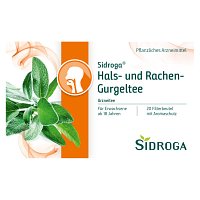 SIDROGA Hals- und Rachen-Gurgeltee Filterbeutel