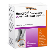 Amorolfin ratiopharm 5% - bei Nagelpilz