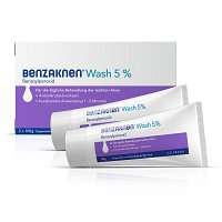 Benzaknen 5 % Wash bei unreiner Haut und leichter Akne