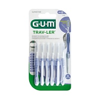 GUM® TRAV-LER® 0,6 mm hellblau (Kerze) 