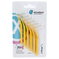 MIRADENT Interdentalbürste I-Prox L 0,5 mm gelb