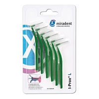 MIRADENT Interdentalbürste I-Prox L 0,7 mm grün