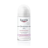 Eucerin Deodorant Roll-on Empfindliche Haut 48h 0% Aluminium