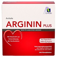 Arginin Plus B1+B6+B12+Folsäure, rein pflanzliches Arginin