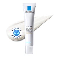 La Roche Posay Effaclar Duo (+) LSF 30 Tiefenwirksame Gesichtspflege gegen unreine Haut, Pickelcreme mit UV-Schutz