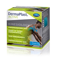 DERMAPLAST Active Kinesiology Tape 5 cmx5 m blau