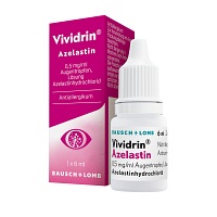 Vividrin Azelastin Augentropfen bei Heuschnupfen, Allergien