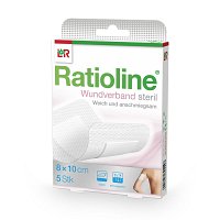 RATIOLINE Wundverband 10x8 cm steril