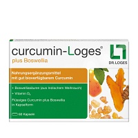 curcumin-Loges plus Boswellia: Kurkuma-Kapseln plus Weihrauch