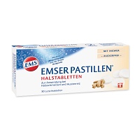 EMSER Pastillen Halstabletten m.Ingwer zuckerfrei