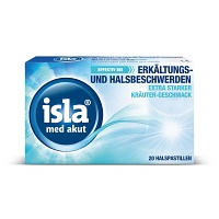 isla med akut Halspastillen bei Halsschmerzen und Erkältung 