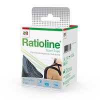 RATIOLINE Sport-Tape 5 cmx5 m schwarz
