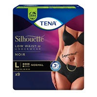 TENA SILHOUETTE normal L noir Inkontinenz Pants