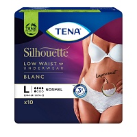 TENA SILHOUETTE normal L blanc Inkontinenz Pants