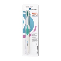 MIRADENT Carebrush ortho Zahnbürste weiß/grün