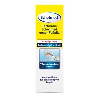 TERBINAFIN Schollmed gegen Fußpilz 10 mg/g Creme