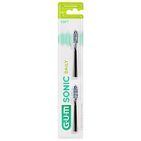 GUM SONIC DAILY Ersatzbürstenköpfe schwarz