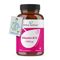 VITAMIN B12 1.000 µg Lutschtabletten mit Wildkirschgeschmack hochdosiert + vegan