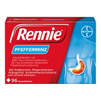 Rennie® Pfefferminz gegen Sodbrennen 96 Kautabletten
